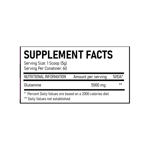 REBUILD X – Pure L-Glutamine