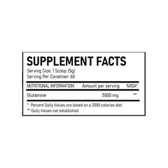 REBUILD X – Pure L-Glutamine